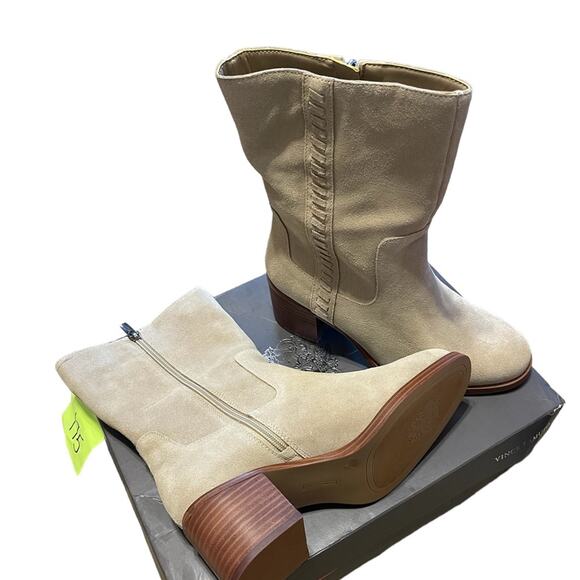 Vince Camuto Tan Heeled Boots - Picture 7 of 10